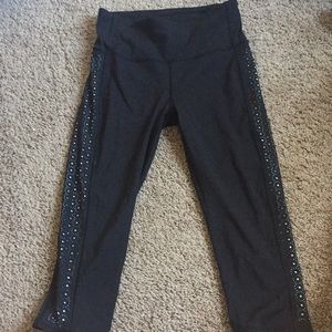 PRICE DROP lululemon crops with detailing!